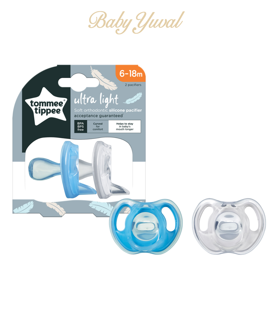 [CH0102252] Chupones Ultra Light 6-18M Azul x 2 unidades
