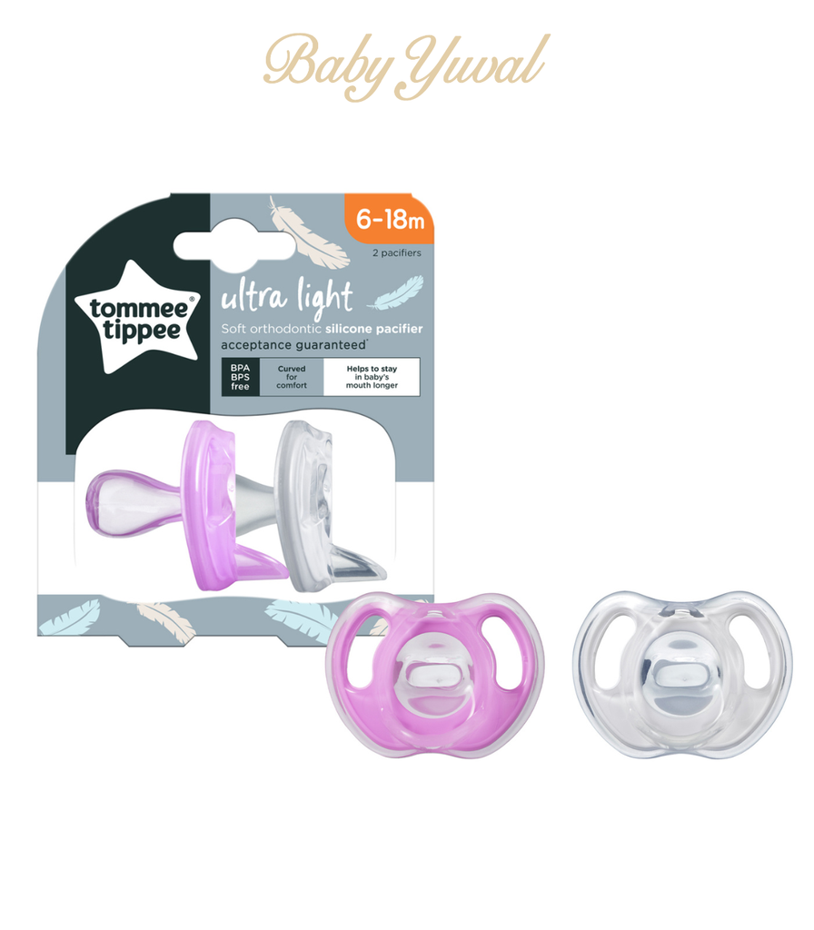 [CH0102253] Chupones Ultra Light 6-18M Rosado x 2 unidades