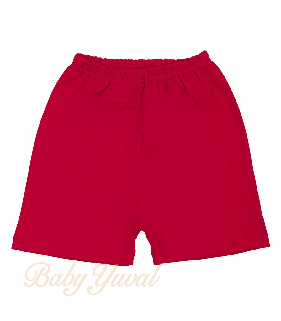 [SH095749] Short de Algodón Pima | Rojo (T1)