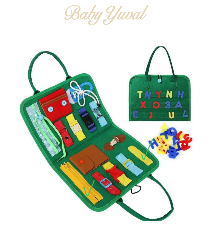 [CUR003] Tablero Sensorial Portátil Verde