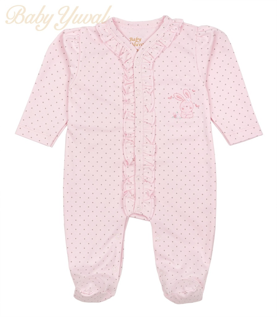 [EN0102540] Enterizo de 100% Algodón | Colección Bunny Lara (0 a 3 meses)
