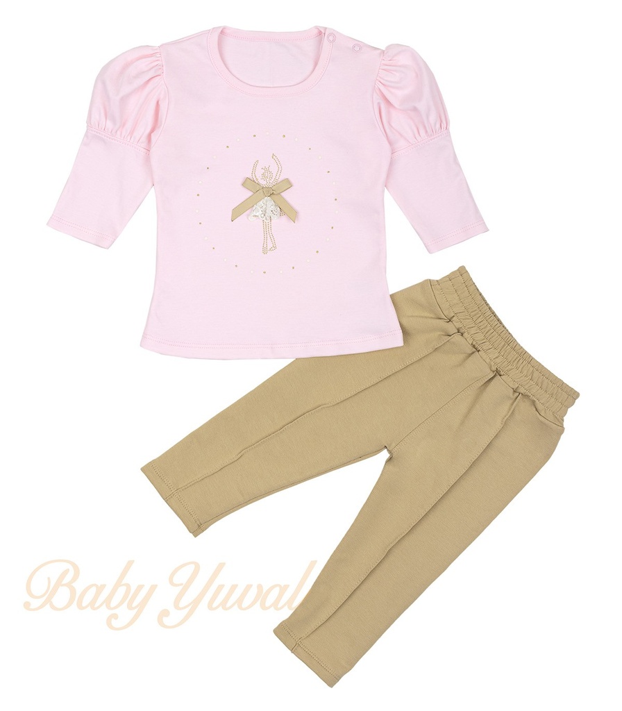 [CO0103132] Conjunto de Algodón | Balerina (6 a 12 meses)
