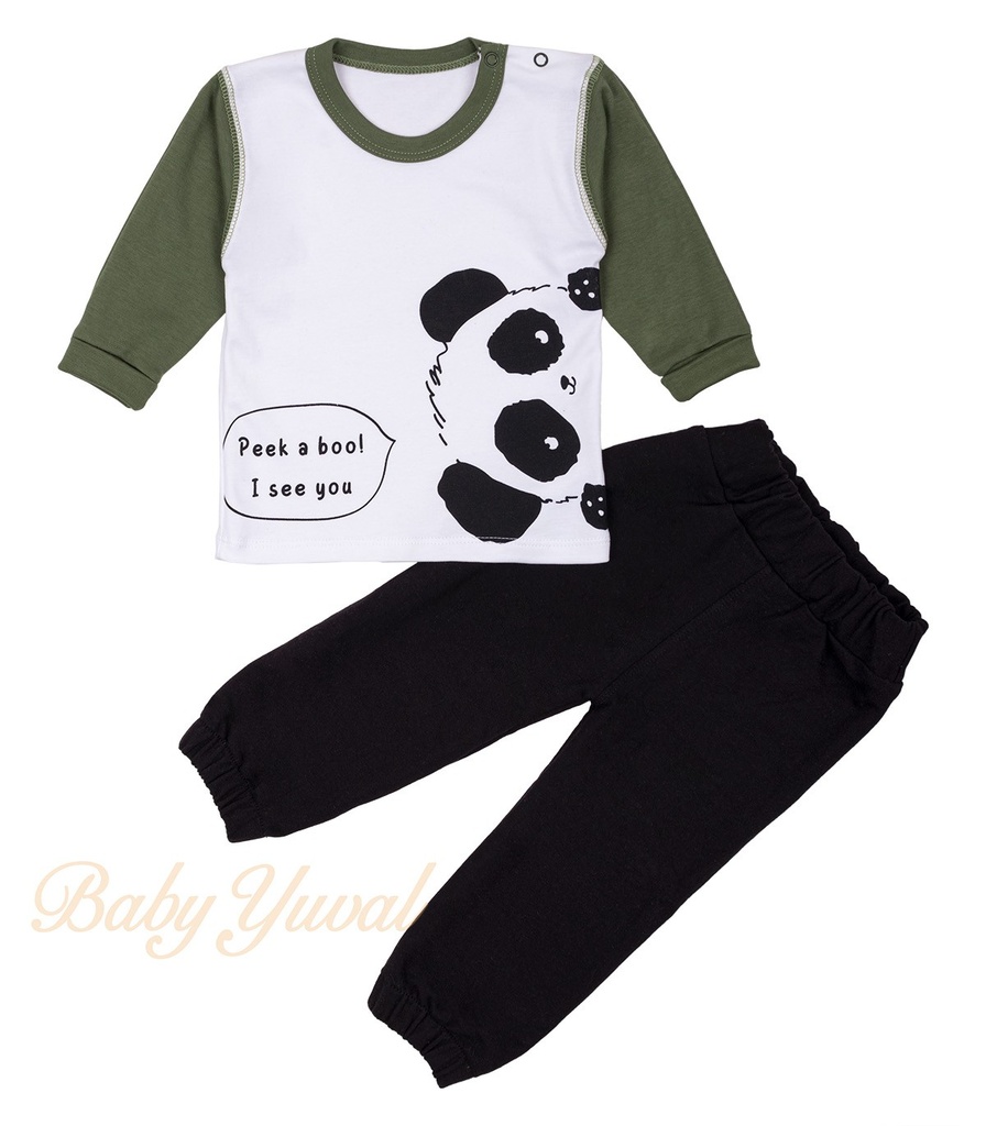 [CO0103142] Conjunto de Algodón | Pandita (6 a 12 meses)