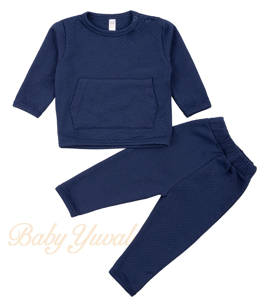 [CO0103293] Conjunto Jacquard 2 pzas | Azul (6 a 12 meses)
