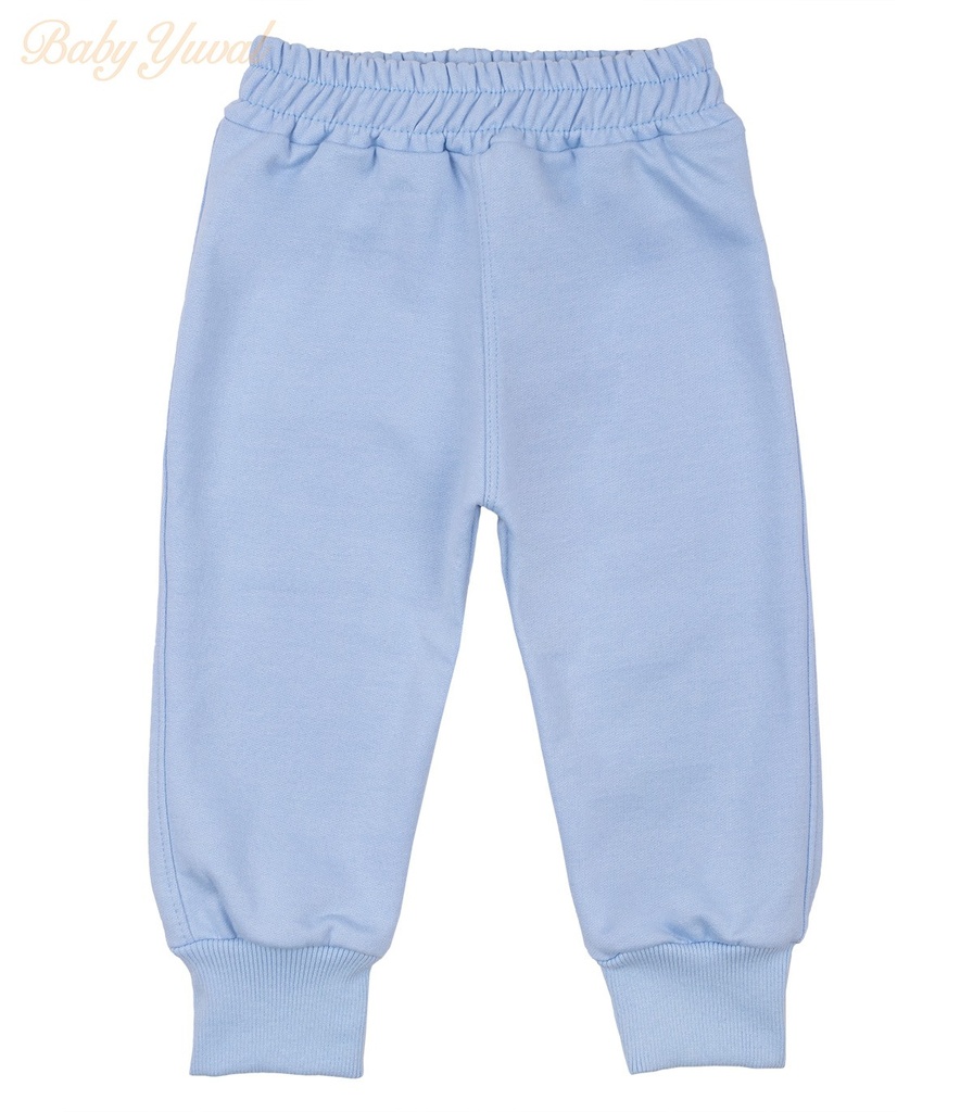 [PA0103314] Pantalón de Franela Algodón | Celeste (6 a 12 meses)
