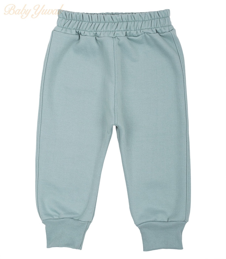 [PA0103334] Pantalón de Franela Algodón | Cemento (6 a 12 meses)