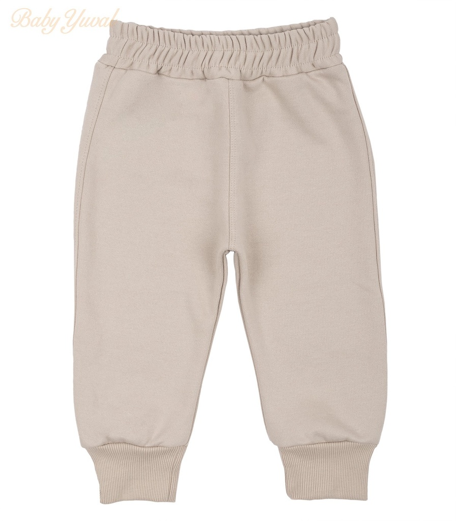 [PA0103338] Pantalón de Franela Algodón | Arena (6 a 12 meses)
