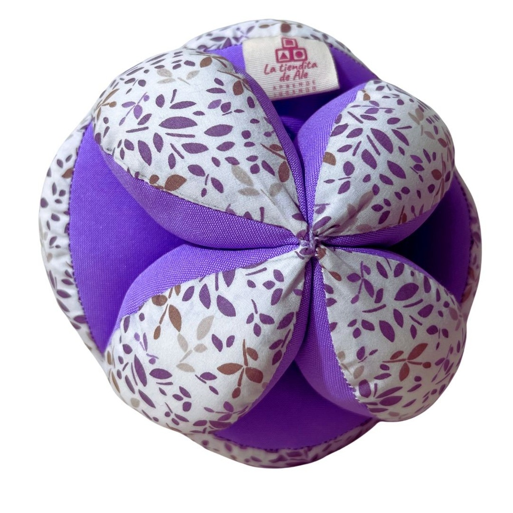 [PE0103459] Pelota Montessori La Tiendita de Ale | Morada y Blanco