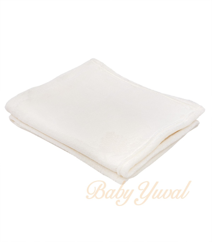 [MA0103618] Manta Plush Delgada | Crema