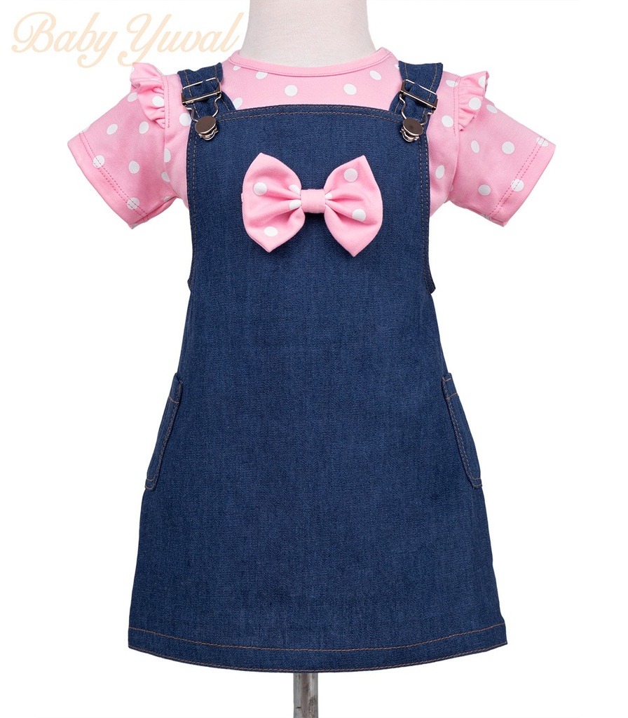 [SE0103693] Set Vestido y Polo de Algodón | Jane (3 a 6 meses)