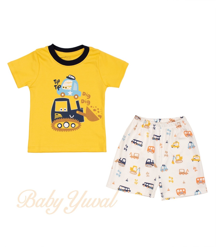 [PI0103813] Pijama de Verano | Tractor (6 a 12 meses)