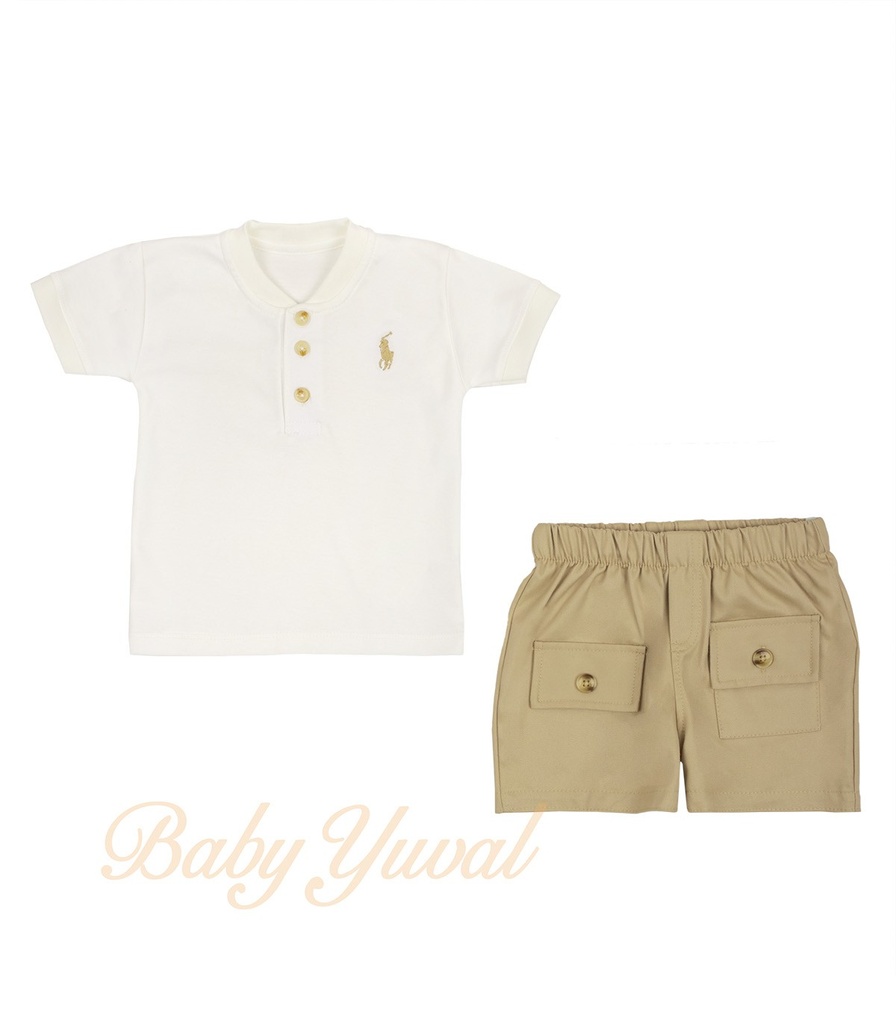[SE0103828] Set Polo y Short | Marcelo (3 a 6 meses)