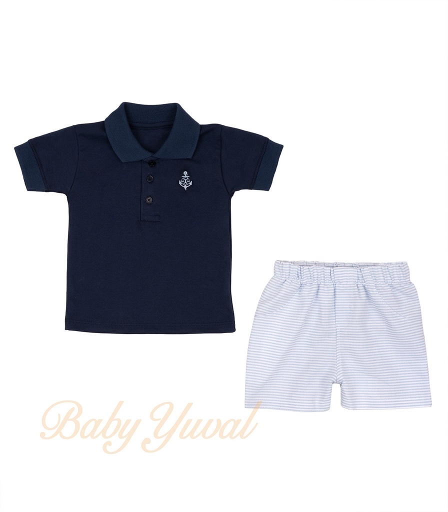 [SE0103837] Set Polo Camisero y Short | Jorge (6 a 12 meses)