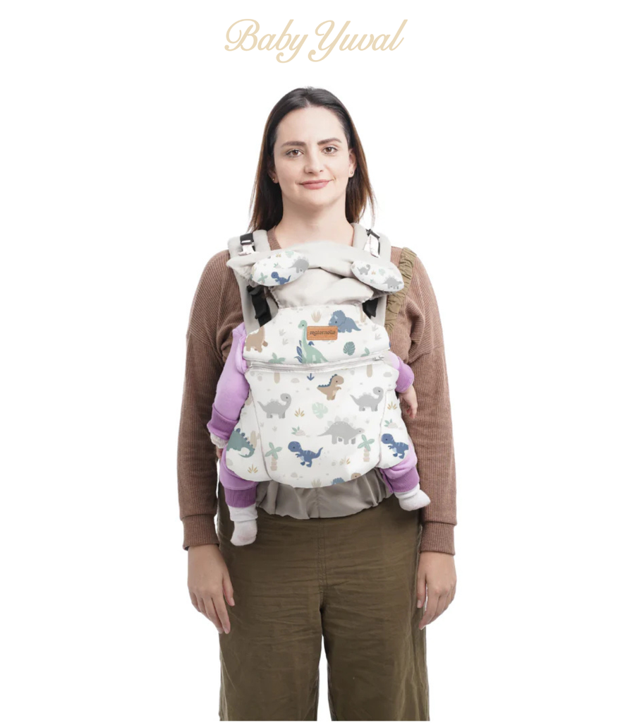 [MO0103873] Mochila Ergonómica Evolutiva 4 en 1 | Plomo Dinosaurio