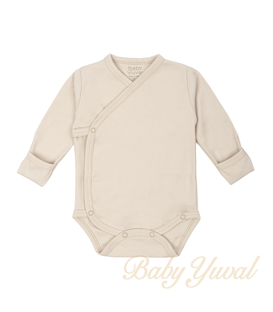 [BO0104114] Bodie Cruzado | Colección Clínico Beige (0 a 3 meses)