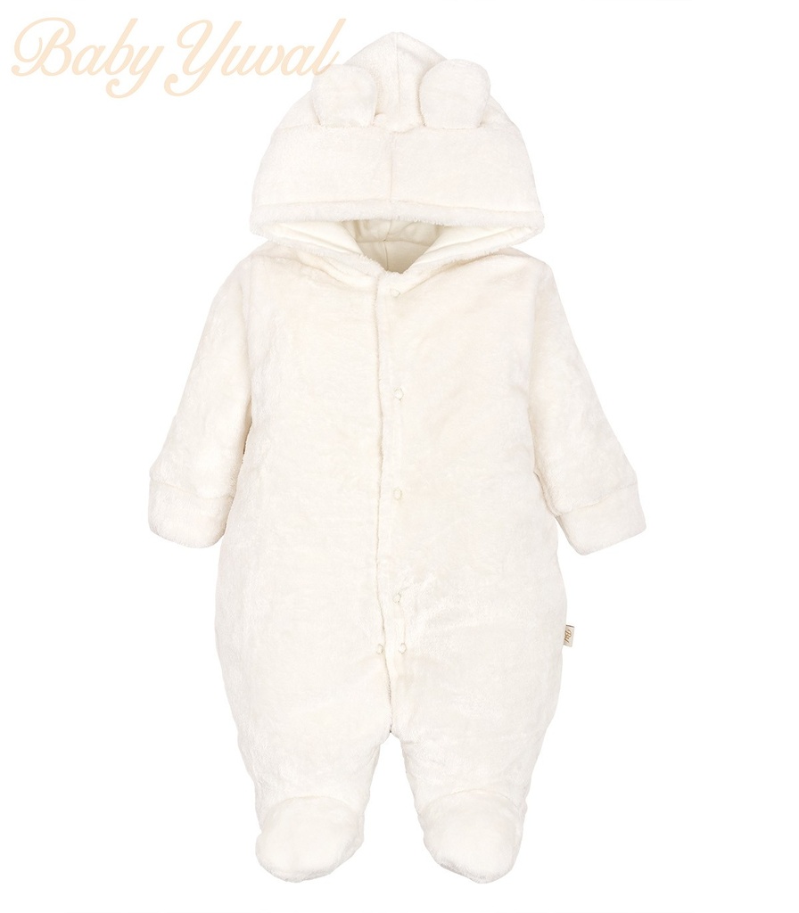 [EN0202930] Enterizo Acolchado Plush | Toud Cream (0 a 3 meses)