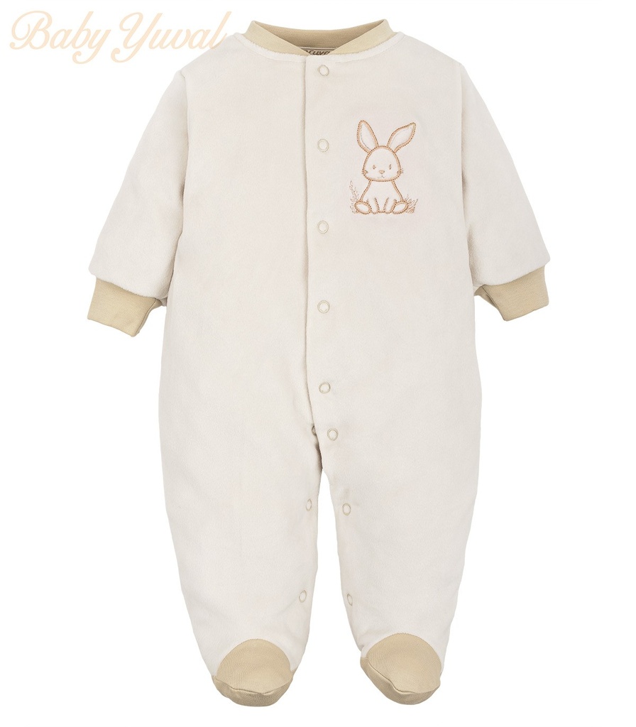 [EN0203351] Enterizo Plush Algodón | Conejito Cream (12 a 18 meses)