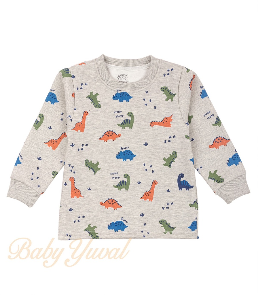 [PO0203272] Polera de Franela Algodón | Dinos (1 a 2 años)