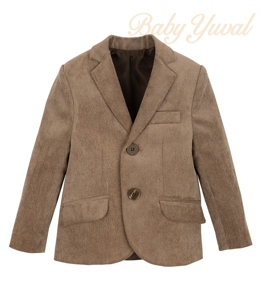 [BL0203302] Blazer Corduroy | Henry Caramel (6 a 12 meses)