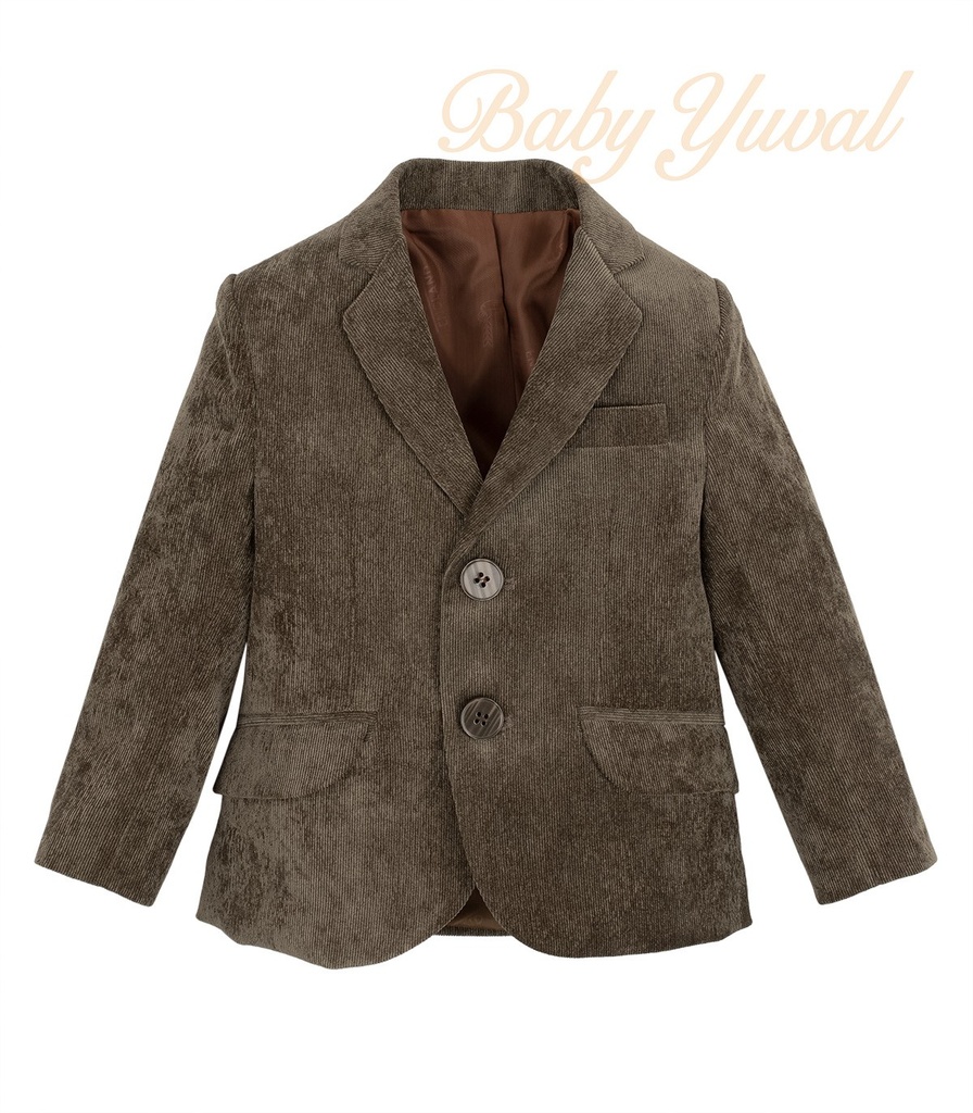 [BL0203304] Blazer Corduroy | Henry Brown (6 a 12 meses)