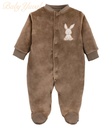 Enterizo Plush Algodón | Conejito Brown