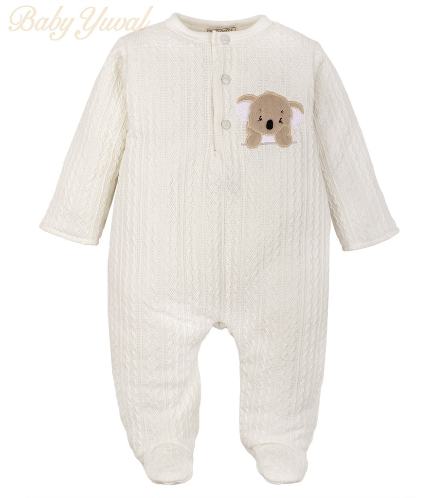 [EN0203678] Enterizo Acolchado Trenzado | Koala (Recien Nacido (RN))