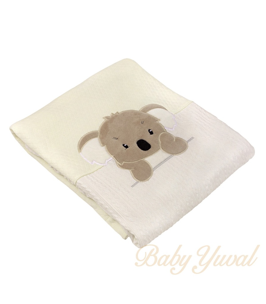 [MA0203715] Manta Reversible de 100% Algodón y Plush | Koala