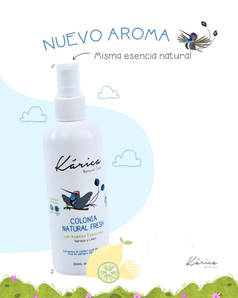 [KA0203717] Karica Colonia Natural Fresh Frasco x 150 ML