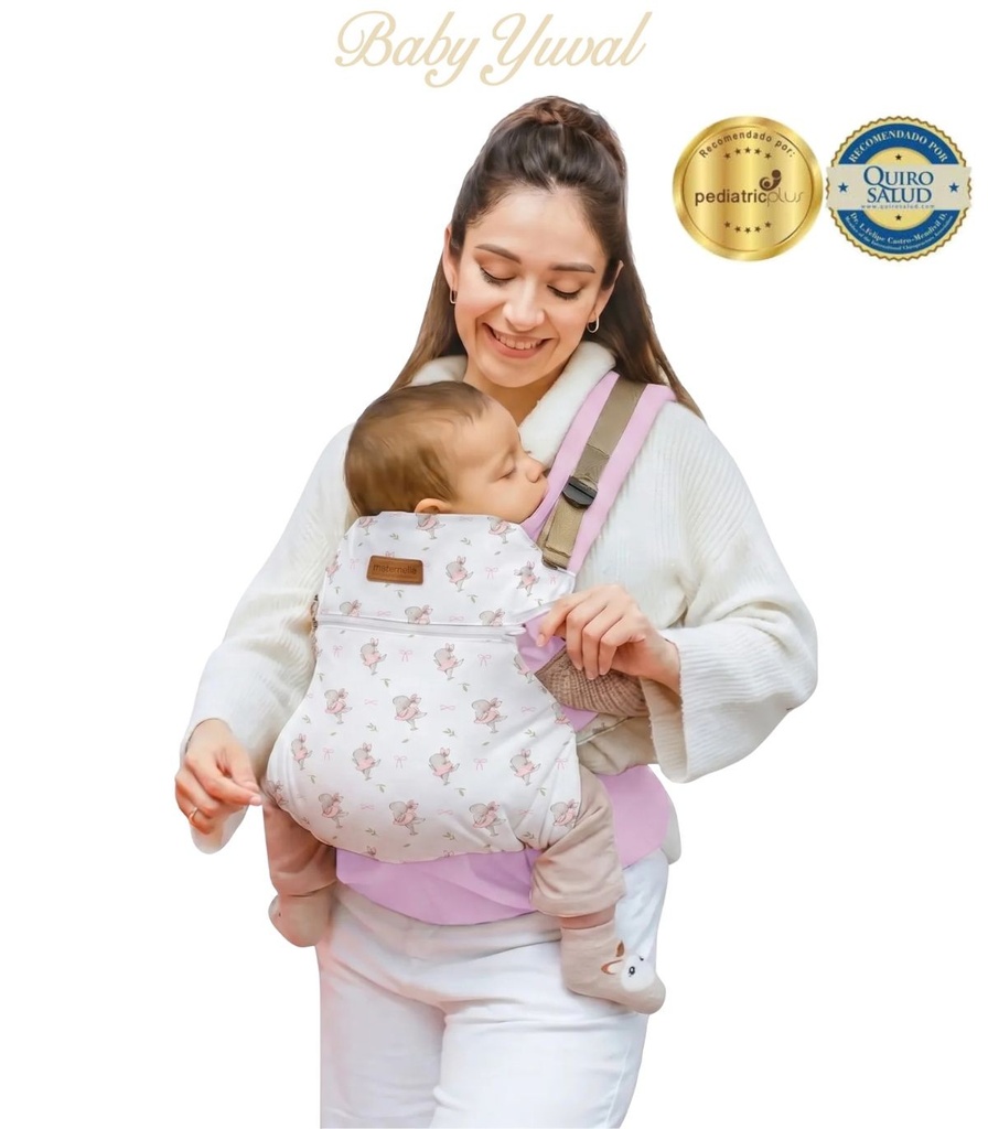 [MO0203865] Mochila Ergonómica Evolutiva 4 en 1 | Rosado Conejitas Bailarinas