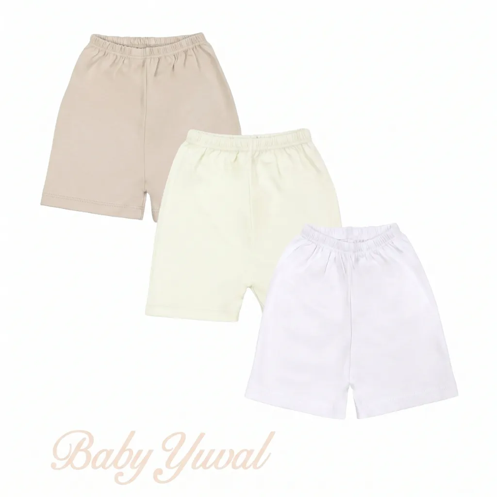 Tripack Short de Algodón Pima | Colección Teddy (T2)